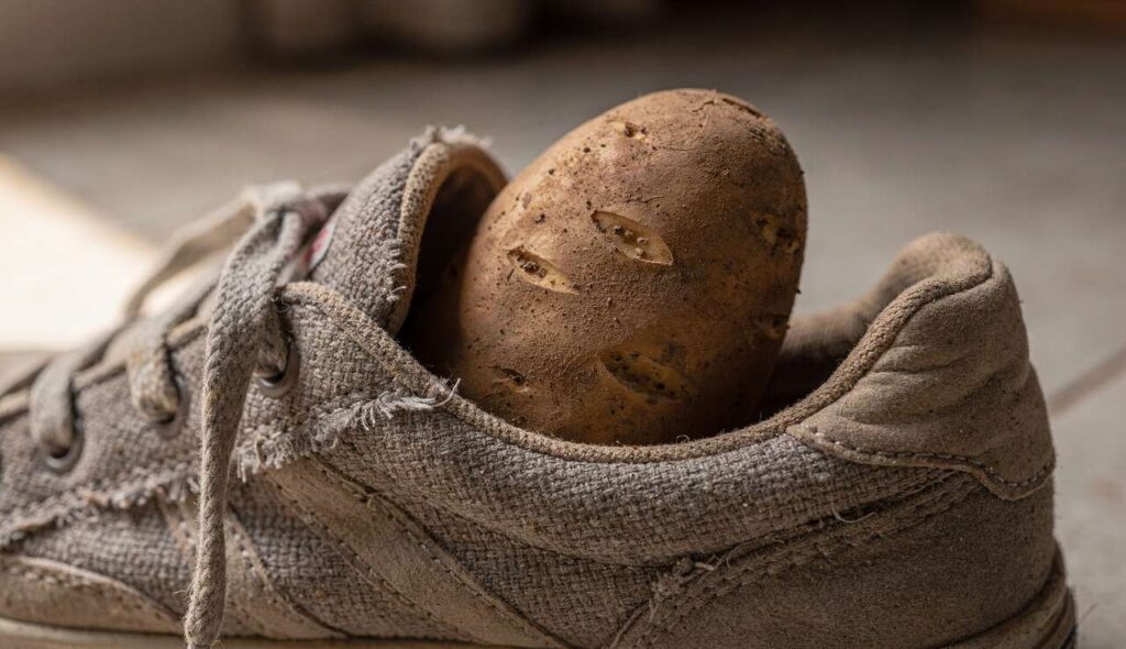 Waarom je vanavond een rauwe aardappel in je schoenen moet leggen voor morgenochtend