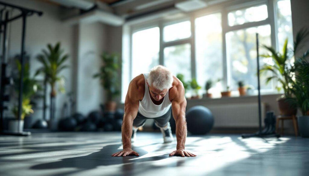 Sarcopenie: 4 oefeningen met lichaamsgewicht die spierverlies na je 60e stoppen