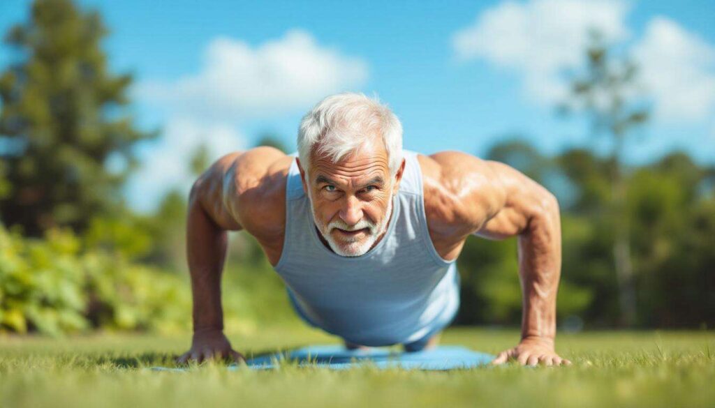 Hoeveel push-ups moet je kunnen na je 55e? Dit zegt het over je spierkracht
