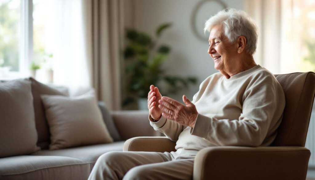 Deze stoeloefening van 6 minuten versterkt je core veiliger dan planken na je 65e