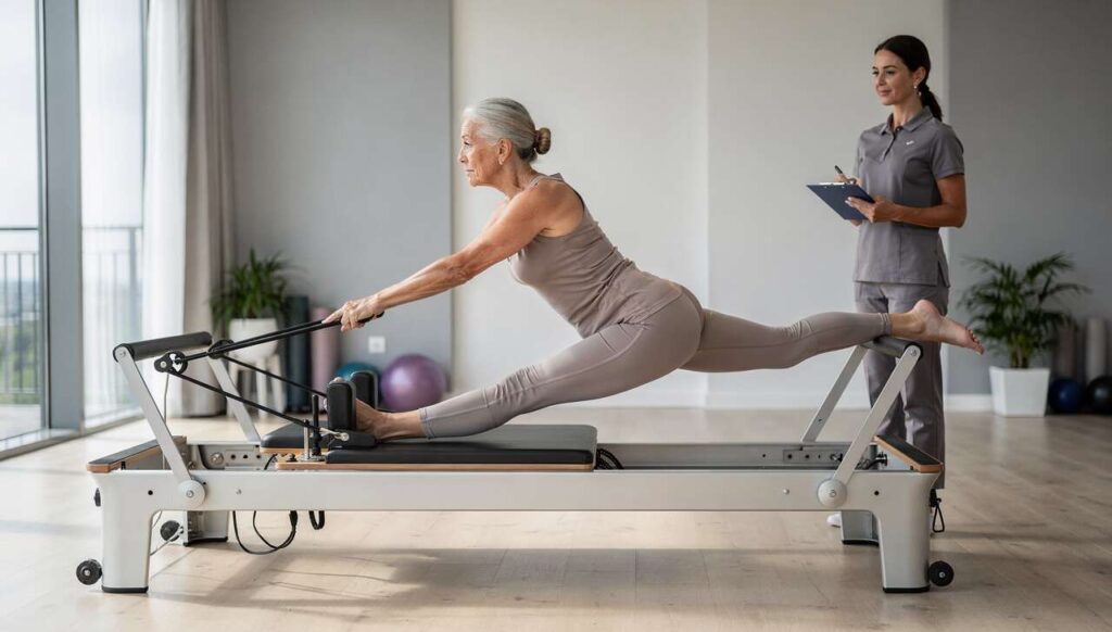 Pilates Reformer na je 60e, dit is waarom fysiotherapeuten er nu pas voor waarschuwen