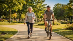 Stevig wandelen of fietsen: wat verbrandt meer vet na je 60e? Specialisten geven antwoord